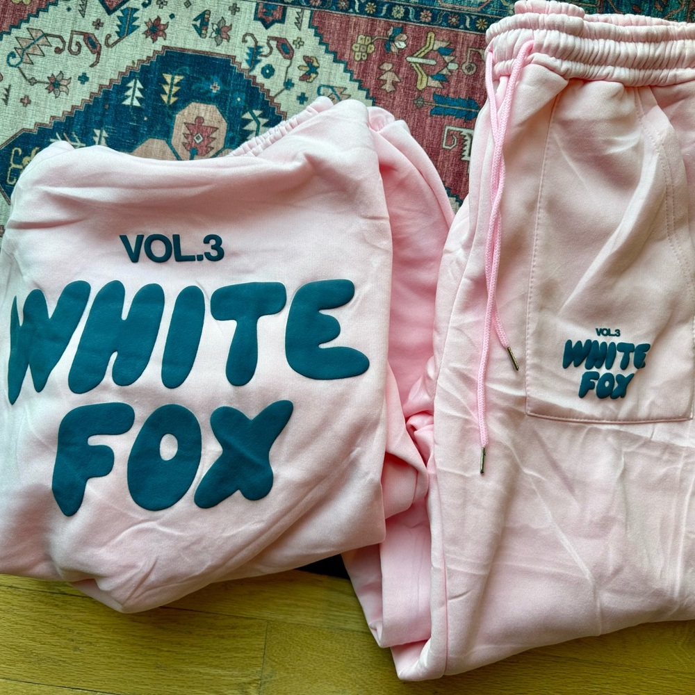 Pink Sweatshirt and Joggers Set